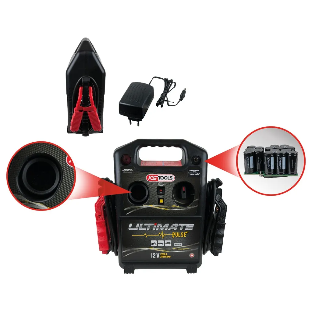 12 V CONDENSATORBOOSTER  MOBIEL STARTHULPAPPARAAT 720 A
