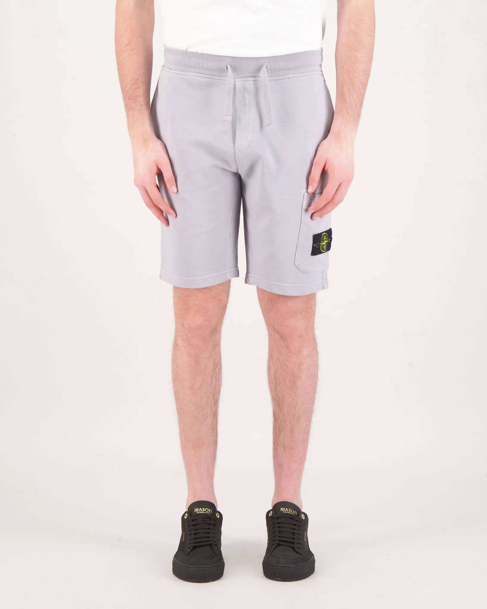 64651 Felpa Bermuda Jogging Short Donkergrijs