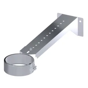 Anclaje recortable largo 250-430 mm tubería inoxidable Dinak DW Pellets 845 Aisi 304