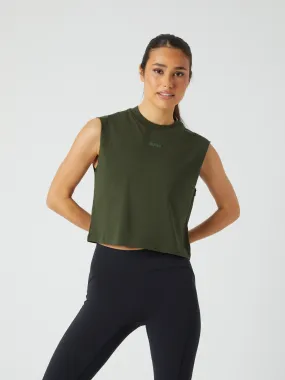 Borg Cropped Tank