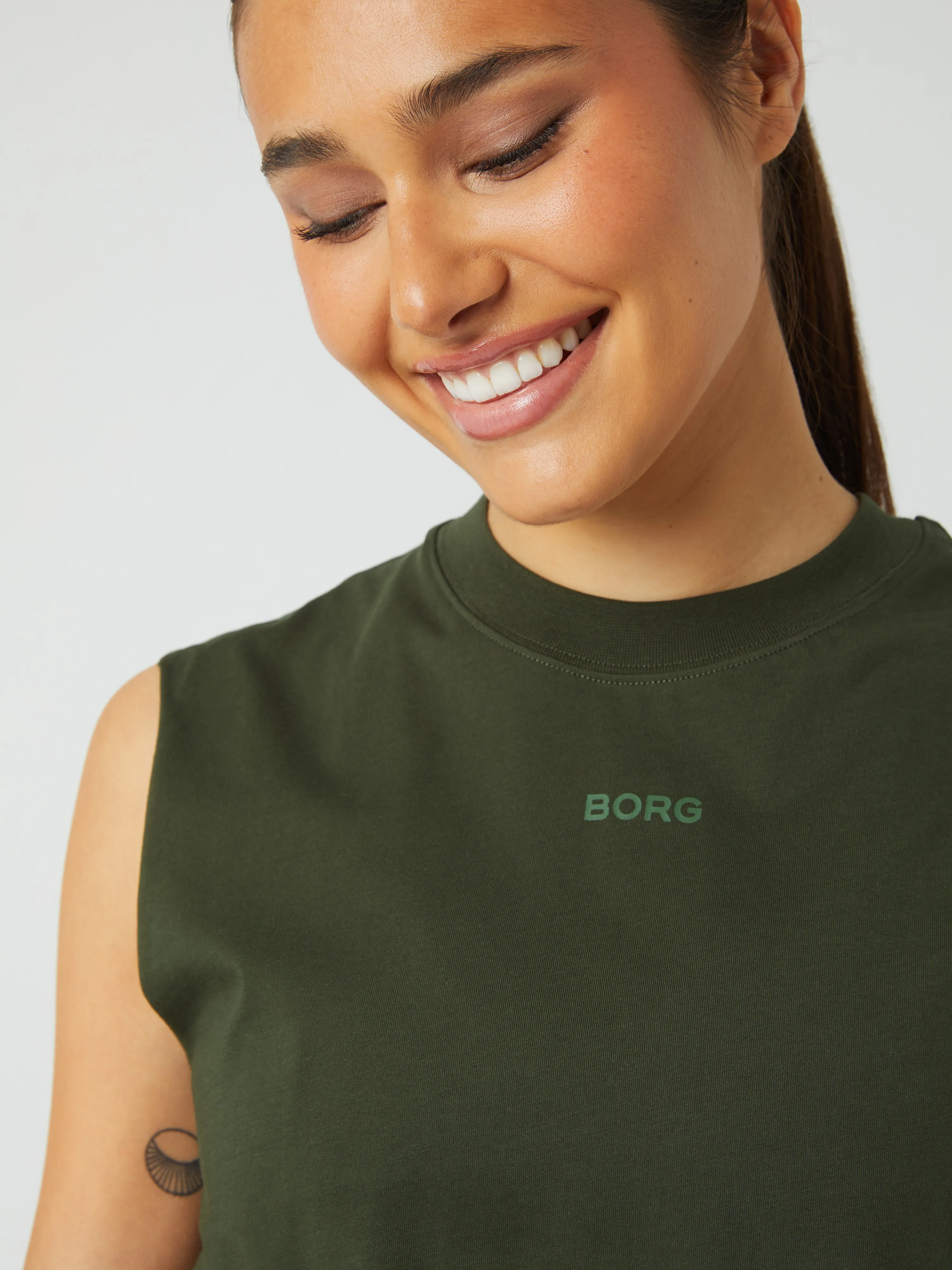 Borg Cropped Tank