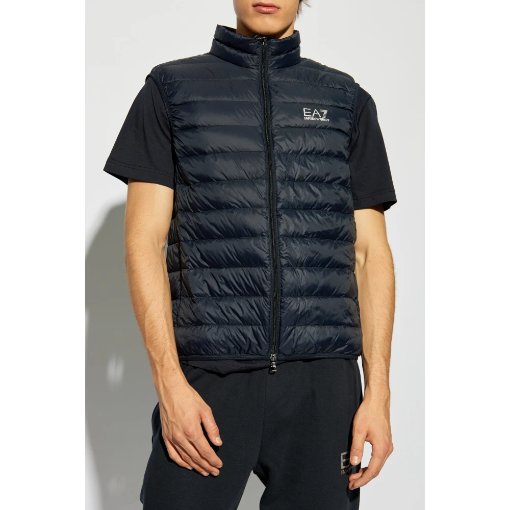 EA7 Emporio Armani Bodywarmer met opstaande kraag model 'LIGHTDOWN'