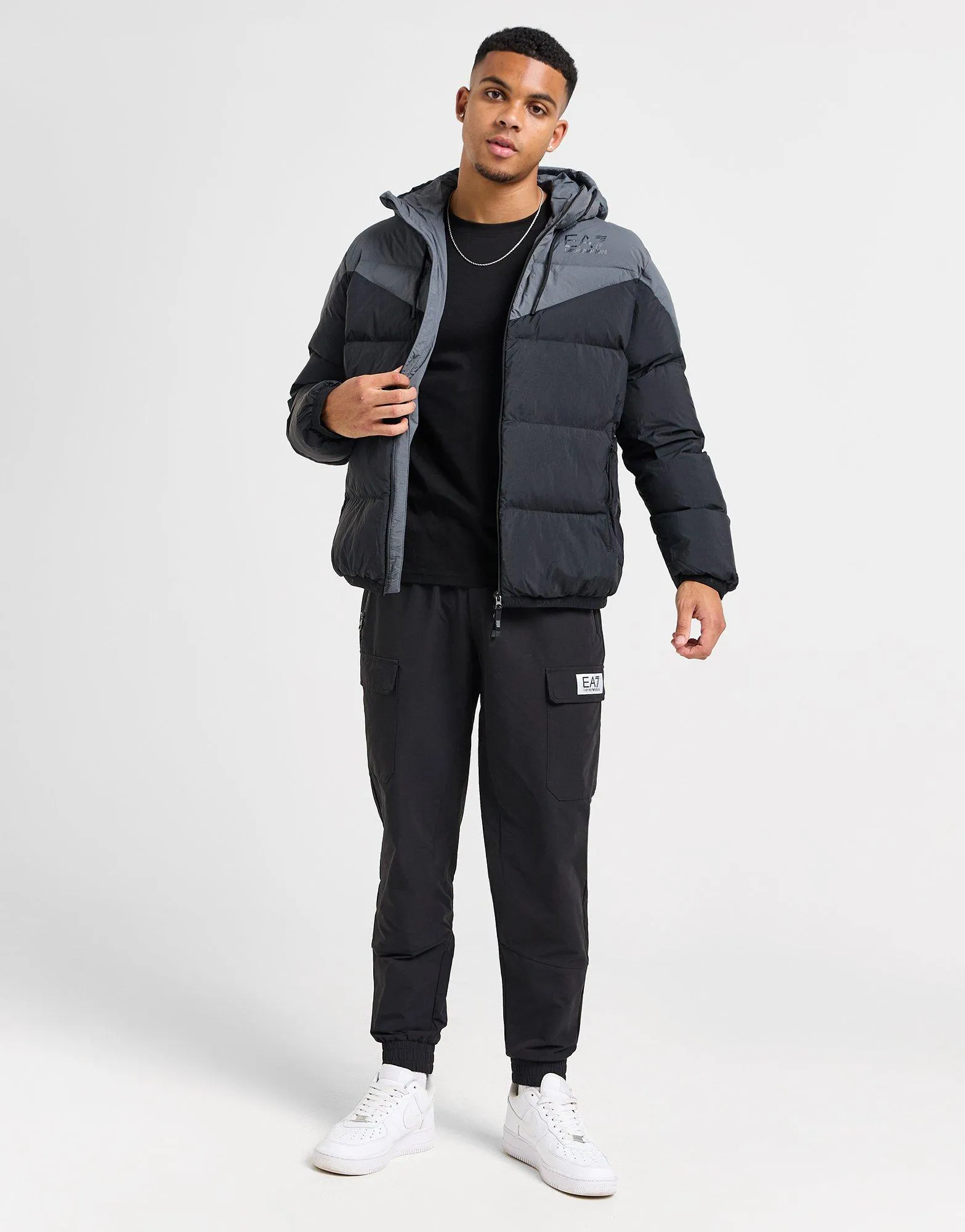 EA7 Emporio Armani Chevron Baffle Jacket