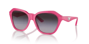 Emporio Armani EA4221 M (56 - 17)  with Grijs lenses and Roze frame