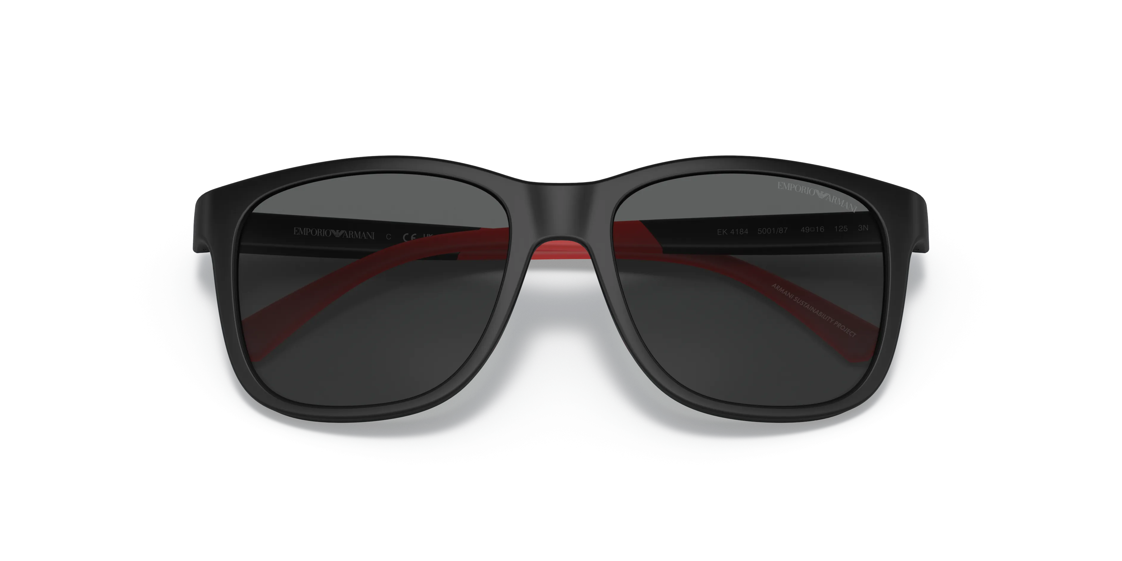EMPORIO ARMANI EK4184 KIDS L (49  16)  WITH GRIJS LENSES AND ZWART FRAME