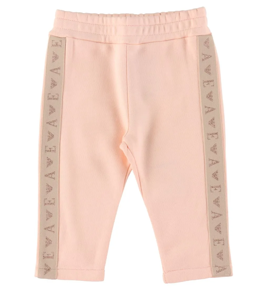 EMPORIO ARMANI JOGGINGBROEK  NATURAL ROSE