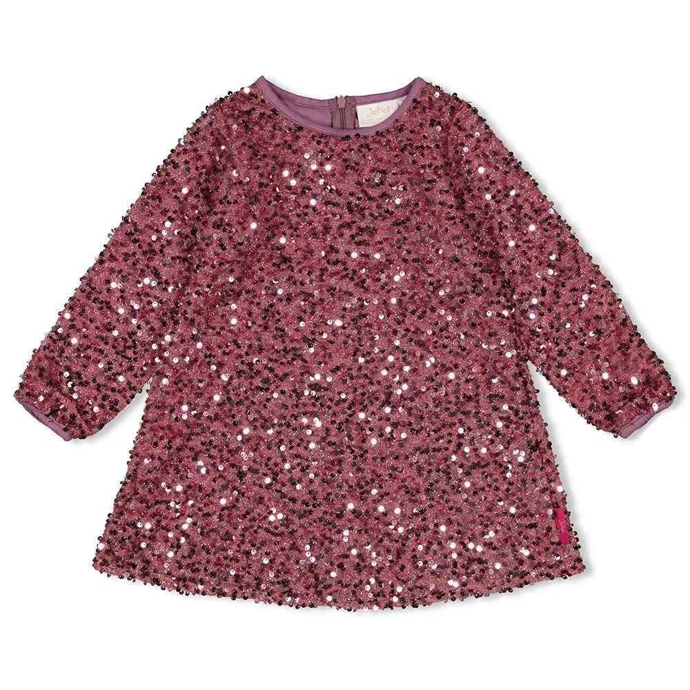 JUBEL  PAILETTEN JURK LILA  FOREST FANCY