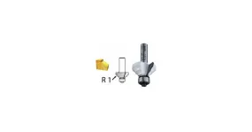 MAKITA Afrondfrees met gelagerde schacht 8 mm, 28,6x12,7x51 mm R 4 mm D-48577