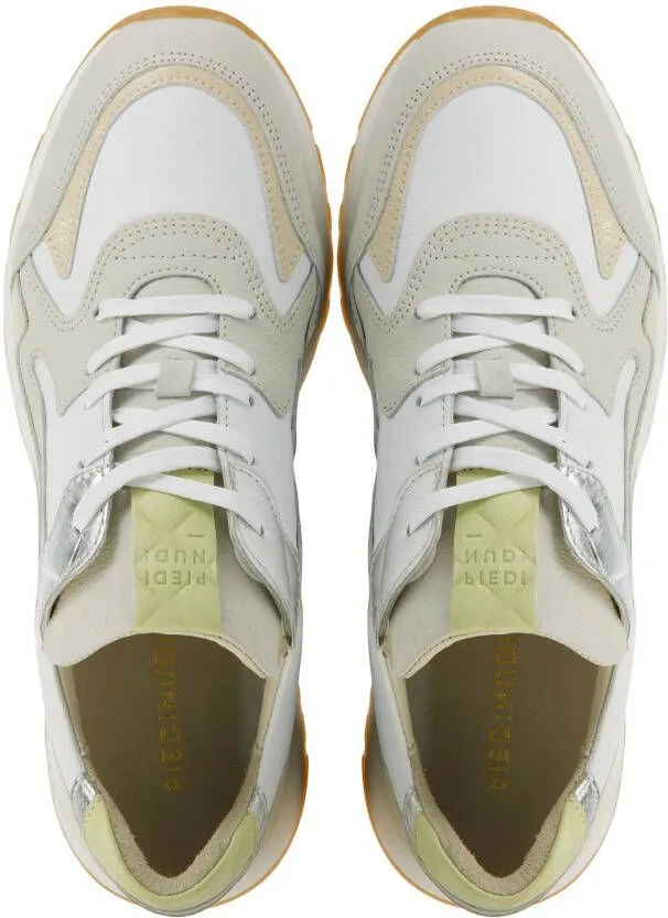 Piedi nudi 2507 04.09PN White Lemon H Wijdte Lage sneakers