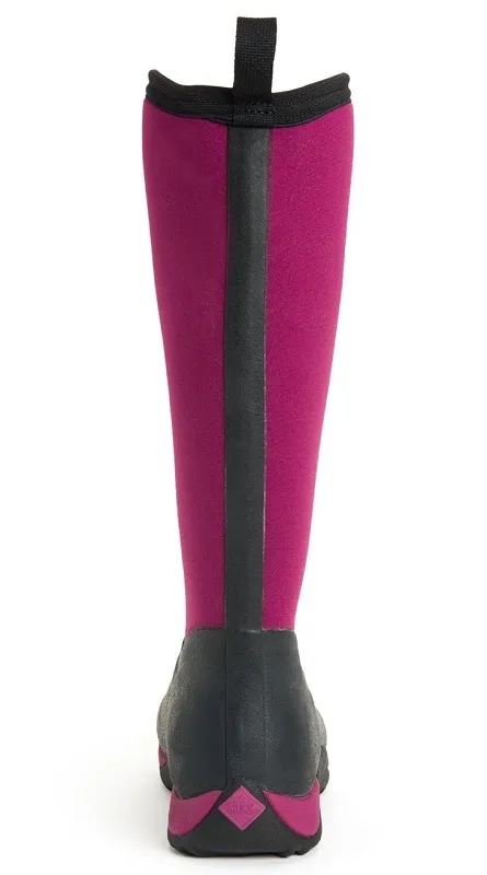 Regenlaars Muck Boot Women Arctic Adventure Black Fuchia