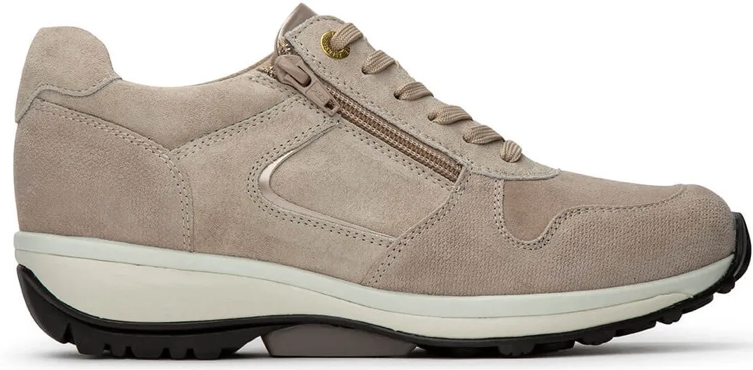 Sneaker Xsensible Stretchwalker Women Jersey Sand Suede