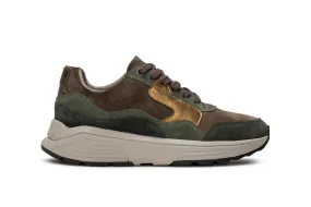 Xsensible Stretchwalker Golden Gate Lady moss combi Sneakers / veterschoenen