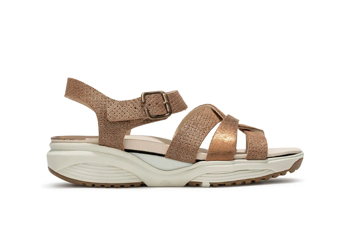 Xsensible Stretchwalker Rhodos bronze metalic Sandalen